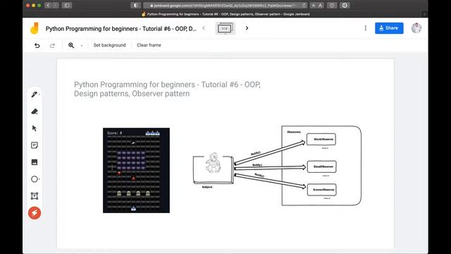 Python Programming for beginners - Tutorial #6 - OOP, Design patterns, Observer pattern смотреть онлайн