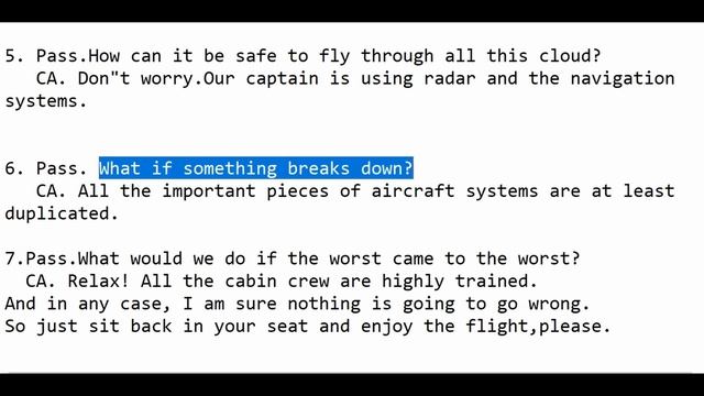 Английский язык для бортпроводников,урок 7, жалобы пассажиров часть1 смотреть онлайн