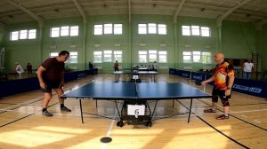 Соревнования по настольному теннису в рамках проекта "Московское долголетие"