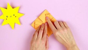 ОРИГАМИ СОЛНЦЕ ИЗ БУМАГИ