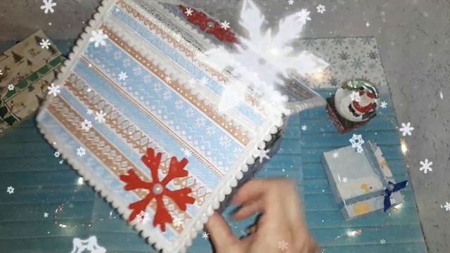 Почта деда мороза своими руками.  Почта для писем деду морозу. Скрапбукинг
