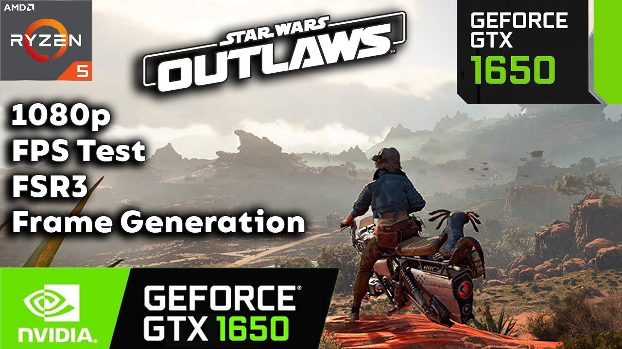 Star Wars Outlaws | Бенчмарк | GTX 1650 | Ryzen 5 3600 | 1080p | FSR, Frame Generation смотреть онлайн