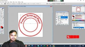 How to make a logo in Adobe photoshop CS 8.0 very easy way #safi360 #techmaster