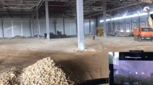 Оторвал лапы на новом прицепе (Выгрузка на стройке (