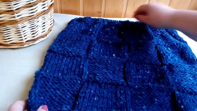 Плед из Смесовой пряжи/ мягкий, тёплый, уютный... (начало процесса)