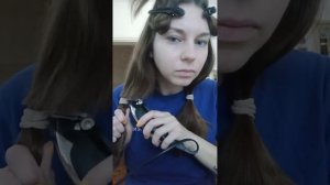 Сама себе делаю каре с помощью машинки для стрижки . Эксперимент стрижки " каре ".