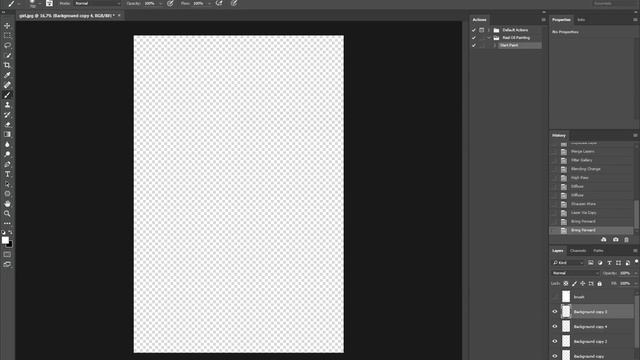 Real Oil Painting Photoshop Action Tutorial смотреть онлайн