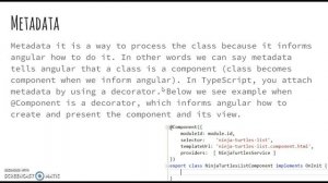 [AngularJS 2] What are  Dependency Injection and Metadata?