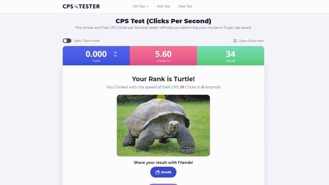 CPS Tester - Check Clicks per Second | Click Speed Test