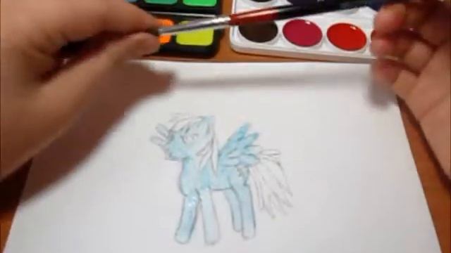 My Little Pony. Как нарисовать пони Рейнбоу Деш?/My Little Pony. How to draw pony Rainbow Dash? смотреть онлайн