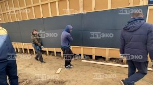 Монтаж фибропанелей БЕТЭКО