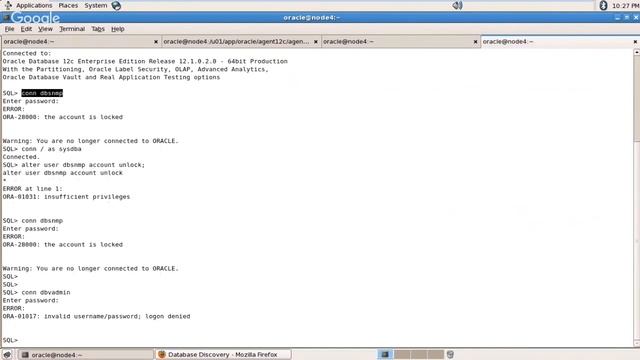 Adding a database as a target to 12C Cloud Control смотреть онлайн