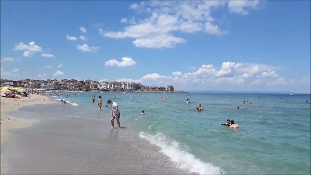 Болгария Созопол Пляж на Черном море смотреть онлайн