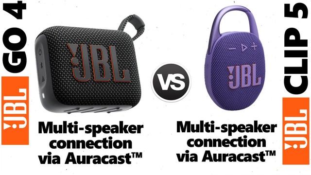 JBL GO 4 VS JBL CLIP 5 ❌ NEW JBL SPEAKERS CES 2024 LAS VEGAS ❌ SPECS COMPARISON смотреть онлайн