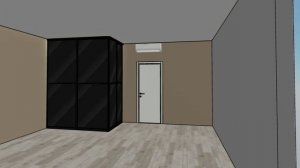 Проект угловой перегородки