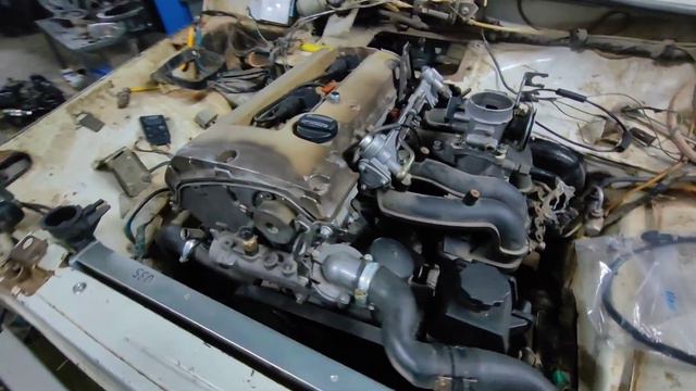Впихнули Невпихуемое?? Свап двигатель M111 на ниве и ПОЛНЫЙ ПРИВОД