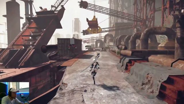 Nier Automata Nintendo Switch GAMEPLAY GAME REVIEW. WAJIB MAIN!!!! смотреть онлайн