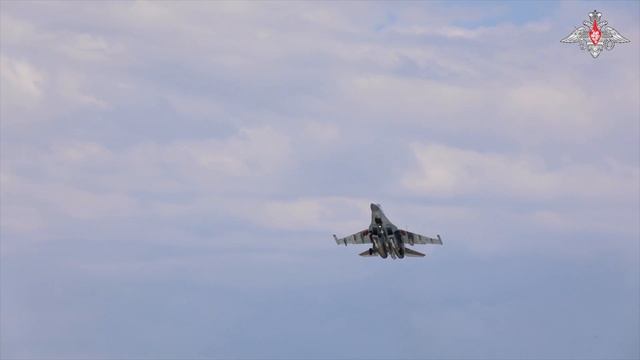 Боевая работа экипажа Су-35С