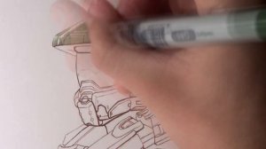 Let's Draw MASTER CHIEF from HALO - FAN ART FRIDAY