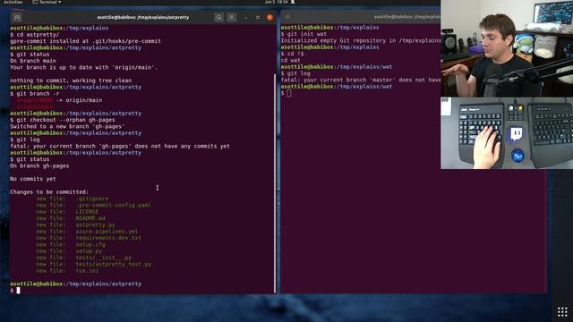 what is an --orphan git branch? (intermediate) anthony explains #442 смотреть онлайн