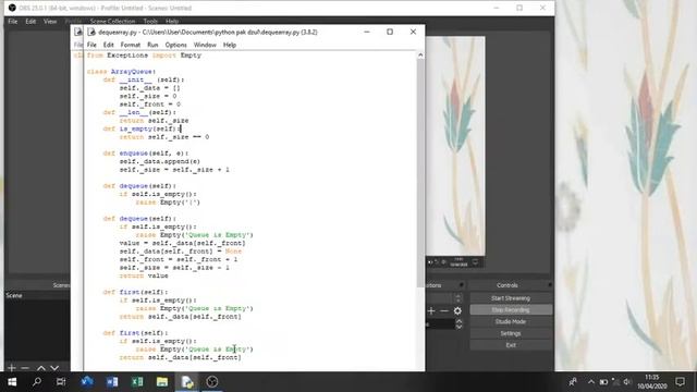Implementasi Queue (Tugas Python) смотреть онлайн