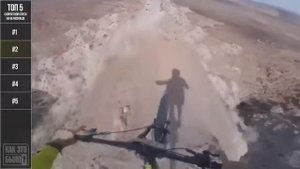 СПУСК НА ВЕЛОСИПЕДЕ С ГОРЫ ТОП 5 Скоростной спуск с GoPro на велосипеде 2016 # 2