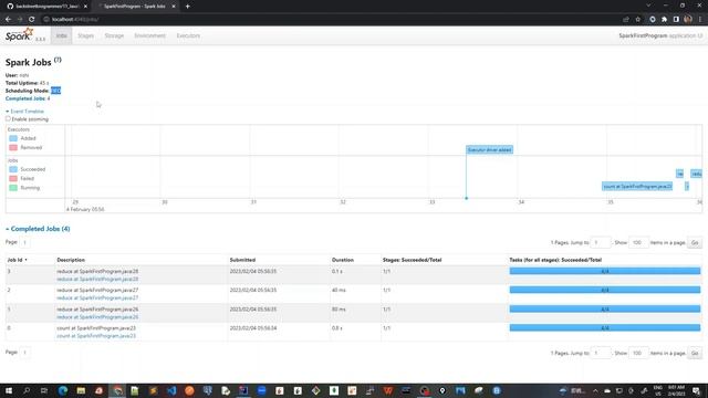 20 - Spark Web UI - Jobs tab смотреть онлайн