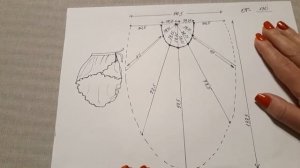 Выкройка юбки на запах с неровным низом. Универсального размера.mp4