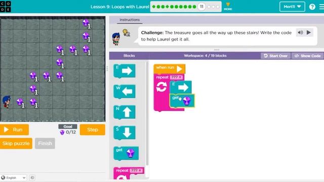 Code.org Course A Lesson 9 Loops with Laurel - Code org Lesson 9 - Code org Tutorial for Beginners смотреть онлайн