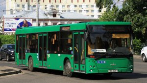 Автобус Могилёва МАЗ 203.045 АК 5630-6 Маршрут 20 Орджоникидзе - З-д Вентзаготовок