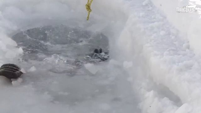 Gigantic US Submarine Break Through Ice After 3 Months Underwater