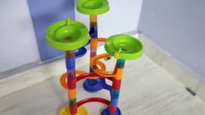 marble run rolling ball toy