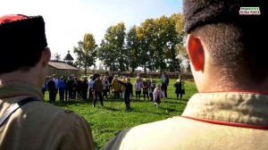 Посвящение в казаки учащихся 5В класса Кривошеинской школы