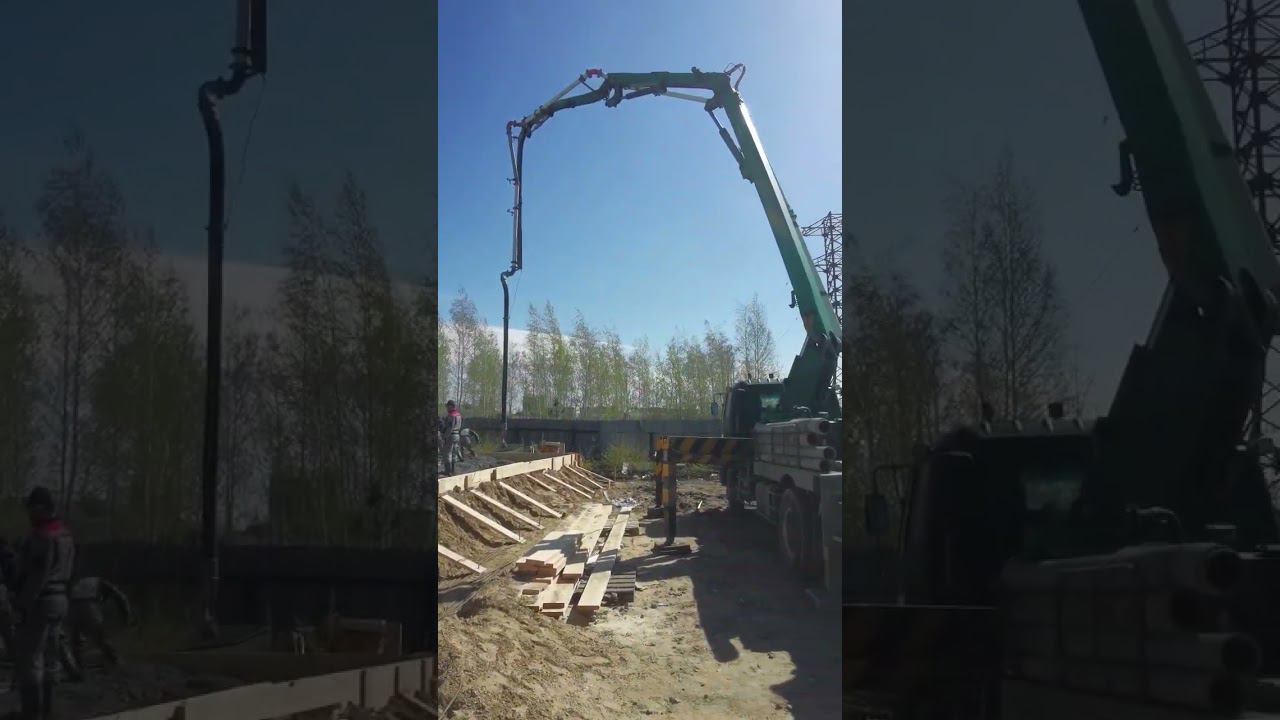 лента и полы, 42 Куба. 50 метров от бетонзавода #бетонныеработы @Shake72rus @качайбетон