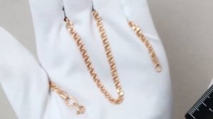 Золотая цепь плетение Гарибальди ТД Эстет 01Ц7105750