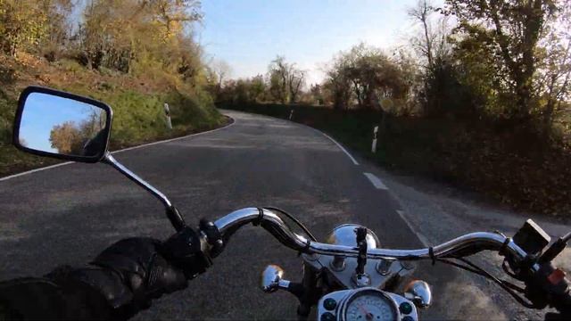 Honda Shadow VT 125 POV in Germany Gopro 7 смотреть онлайн