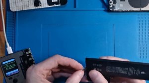 iPhone 11 Pro Max замена аккумулятора без ошибки сообщения о замене детали и миниобзор программатор