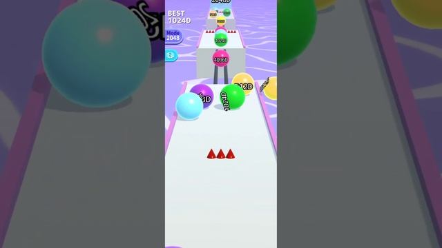 Ball Run 2048 | Infinity High Score 4096G - All Levels Gameplay Android, iOS - BIG NEW APK UPDATE