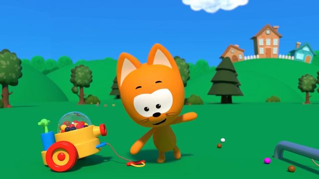 Яйца с Сюрпризом И Пушка с цветными шариками - Игры Котэ ТВ