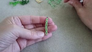 Bracelet. Браслет из бусин и бисера. Бисерная сетка. МК