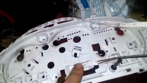 Пересвет приборной панели Шевролет Лачети