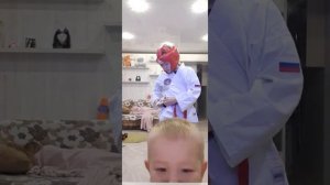 показываю свою экипировку для тхэквондо гтф