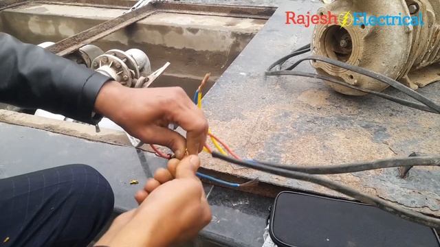 how to make 6 wire star delta motor connection | Rajesh Electrical | #delta_connection