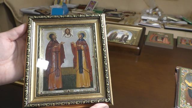 Икона Петра и Февронии из г. Муром СВято-Троицкий Женский монастырь смотреть онлайн