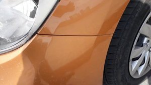 Неоригинальный бампер на Солярис 2017 в цвет, отзыв.