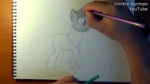 Как нарисовать пони  Искорку, How to draw  Pony Twilight Sparkle, Como dibujar my little pony