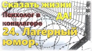 24. Лагерный юмор. Сказать жизни „Да!“: Психолог в концлагере» Виктор Франкл.