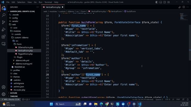 Drupal 10 Form API : Vertical Tabs смотреть онлайн