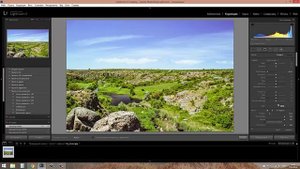 Как сделать насыщенней небо в Lightroom