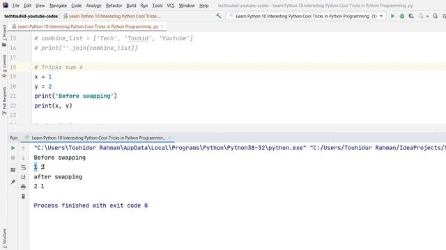 Learn Python | 8 Interesting Cool Tricks in Python Programming смотреть онлайн
